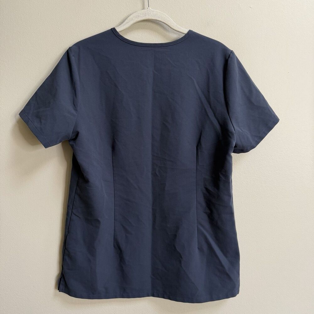 FIGS Night Sky Blue Grey Catarina One-Pocket Scrub Top Size Small - Picture 9 of 12